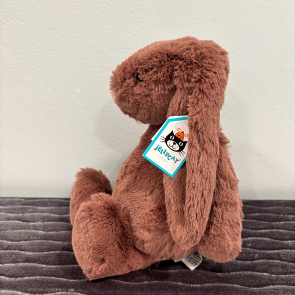 RARE Jellycat Medium Bashful Fudge Bunny BNWT - Picture 4 of 6